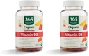 365 על ידי Whole Foods Market, ויטמין D3 Gummy, 160 הרוזן (Pack of 2)