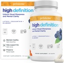 High Definition Brain + עין ויטמינים לזיכרון, מיקוד & ריכוז, Lutein & Zeaxanthin (25 מ"ג) כדי להגן על העיניים שלך מפני אור כחול ומסכים, תוספי Bilberry לעיניים כדי לתמוך BDNF