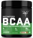 אבקת BCAA בולט BCAA, 2:1 טפט פורמולה-Leucine, Isoleucine, Valline, Suppots שריר התאוששות, צמיחה אנדורנס, Watermelon Fizz, 30 משרתים