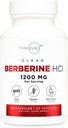 סוג Zero Berberine HCL 1200 מ"ג 60 קפסולות - נקי, non-GMO,ten גלוקוז חינם תוספת