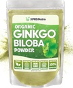 XPRS Nutra אורגני גינקו Biloba אבקת - Gingko Biloba תוספי עבור Cognition - ג'ינקובה הידידותית טבעונית גינקו בילובה אורגני - Immunity Boosting Genekgo Biloba אבקת (8 oz)