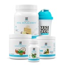 כן אתה יכול! Detox Plus Kit (Mealחליפו Vanilla, Aloe Vera Pineapple) - מלא אבקת החלפת Meal, High Energy Shake Booster, Aloe Vera Detox, Healthטרנספורמציה