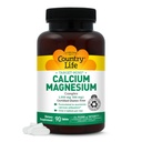 Country Life Target-Mins Calcium Magnesium Complex 1000 מ"ג / 500 מ"ג, 90 טבליות, מוסמך Gluten חינם, מוסמך טבעוני, מוסמך non-GMO מאומת