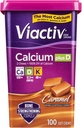 Viactiv Calcium Plus ויטמין D תוסף צ'יפס רך, קארמל, 100 הרוזן
