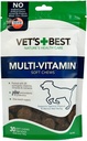 Vet's Best Multi-Vitamin Soft Chew דוגמיות - ויטמינים לכלבים - תומך כלבים בריאות גופנית ונפשית - 30 יום אספקה