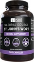 PURE ORIGINAL INGREDIENTS St. John's Wort (365 קפסולות) No Magnesium Or Rice Fillers, Always Pure, Lab מאומתת