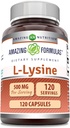 פורמולה מדהימה L-Lysine 500 מ"ג קפסולות Amino Acid תוסף
