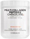 אבקת חלבון שוקולד רב קולג'ן - hydrolyzed Bovine Collagen Peptides, 5 סוגי קולגן & MCT שמן - Collagen Creamer, Chocolate Collagen Peptides - חלבונים Shakes - non-GMO - 18.17 oz