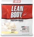 Lean Body All-in-One Vanilla חלבון Shake. 35g חלבון, Whey בלנדר, 7g Fats & סיבים בריאים, 22 ויטמינים ומינרלים, No Artificial Colors, Gluten Free, (4.6lb) אריזה May Vary Vary Vary