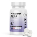יתרום מלטונין 20 מ"ג טבליות מלוטשות מהירות - High Potency, Fast Acting, Natural Sleep Support - Sleep Aids for Adults - Non-Groggy, Drug-Free Formula - 120 כדורי שינה