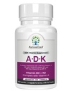 ויטמין ADK תוסף 5000 IU - ויטמינים עתירי גבוה A, D3, ו-K2 לבריאות העצם ו- Calcium Absorption | Gluten-Free ויטמין ADK, 60 יום אספקה, 60 קפסולות