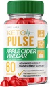 המעבדות Keto Pulse Gummies - אובדן משקל תוספת של רכיבים אורגניים Apple Cider Vinegar Advanced Keto ו- ACV Formula Plus Gomita (60 מסטיק)