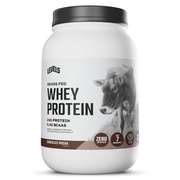רמות Grass Fed Whey חלבון אבקת, לא מלאכותיים, 24G של חלבון, שוקולד Mocha, 2LB