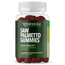 Saw Palmetto for Men Gummies - DHT Blocker תוסף לבריאות השיער ו- Male Patterned Balding - 120 Count - תומך Scalp ו Prostate Wellness - Raspberry Flavor - טבעוני, non-GMO, 2 חודשים אספקה