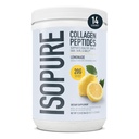 Isopure Collagen Peptides אבקת, מקדם שיער, ריח, עור ובריאות משותפת, עם ויטמין C ו- Biotin, Lemonade, 20g Collagen Peptides Per המשרת, 11.36 Oz, 14 משרתות (Packaging May Vary)