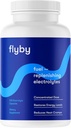 טבליות החלפת Flyby Electrolyte - Pills & קפסולות עבור Rehydration מהיר, Recovery, Keto & Cramps - מלחים, מגנזיום, Potassium, Sodium - Paleo, Keto & Friendly - 100 קפסולות