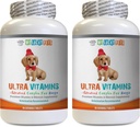 k9 Power Immune Dog - כלב אולטרה ויטמינים - וטרינר מומלץ - תמיכה חיסונית - שיער עור עיניים ותמיכה עצמות - ויטמין צ'ws - 2 בקבוקים (180 טיפולים)