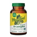 Mega Food Balanced B Complex - B Complex ויטמין, 8 B ויטמינים כולל ויטמין B6, ויטמין B12, Folate, Biotin ועוד, תומך בייצור אנרגיה סלולרי, טבעוני, Gluten חינם - 30 טבליות