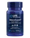 Life Extension MacuGuard Ocular Support with Saffron & Astaxanthin - תוספי בריאות העין עבור חזון בריא - עם Lutein, zeaxanthin, Meso-zeaxanthin - Gluten-Free, non-GMO - 60 רכות גלגל
