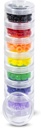 7 יום תרופות גלולות אורגן - Stackable Pill Box - Fits Small Tablets & ויטמין תוספי ויטמינים - שמור על התרופה היומית והשבועית שלך מאורגן במקום אחד - קטן - Clear
