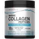 Neocell Marine Collagen עם Hyaluronic Acid, MSM ויטמין C, Keto Collagen תוספי מזון, עבור טיפוח עור ובריאות משותפת, Unflavored, אבקה, 7 oz, 1 Canister