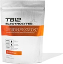 TB12 אלקטרוליטים פלוס לבצע - אבקת אלקטרוליטים Pre-Workout עם Fitogens & Nootropics | תומך אנרגיה, פוקוס, אנדורנס | סוכר חינם, טבעוני, Non GMO אלקטרוליטה אבקת Packets