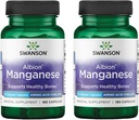 Swanson Albion Chelated Manganese 10 מיליגרם 180 קפסולות (2 Pack)