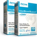 ג'ארו פורמולה אידיאלית של Bowel Support - 10 מיליארד אורגניזמים Per Serve - 30 Veggie Caps, Pack of 2 - Bowel Support - מצמצם את הרווח?, Gas & Intestinal Discomfort - עד 60 המשרתות הכוללות