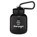 OnMYWHEY - אבקת חלבונים & תוסף Funnel Keychain, Portable to-Goer for theהתעמלות, Workouts, Fitness & Travel - TSA אישור, No Pain No שמפניה