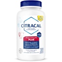 Citracalmax Plus, 650 מ"ג Calcium Citrate, נספג בקלות ומנוכל מאוד עם 25 mcg (1000 IU) ויטמין D3, תמיכה בריאות העצם, תוסף Calcium לתקופה 12+, 120 (Packaging May Vary)