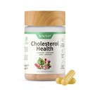 תוספי Snap Supplements Cholesterol Health - תמיכה טבעית ללב, Liver, Digestive ו- Metabolic Health, 60 קפסולות צמחוניות (30 משרתים, 1 חודשים אספקה)