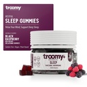 Troomy Sleep Reishi + Melatonin Great Tasting Mushroommies - תמיכה שינה שקטה - פטל שחור - 30 Count