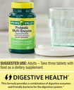 תוסף פרוביוטי עם Enzymes for Men and Women, 200 טבליות - כולל Acidophilus, ו-Prebiotics for Gut Health and Digestive Support