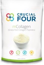 Crucial FOUR - mCollagen (Grass פד קולגן אבקת פפקטייד) - Amino Acids - מושלם עבור חלבון לשחזור ספורט - תומך שיער, עור, ריחות ובריאות משותפת - אורגני ולא GMO (16oz)