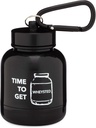 ONMYWHEY - אבקת חלבונים & תוסף Funnel Keychain, Portable to- Container for theהתעמלות, Workouts, Fitness & Travel - TSA Approved, Time to Get Wheysted