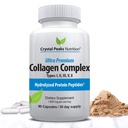 coagen Peptide Pill - Types I, II, III, V, X - Anti-Aging - Premium Collagen Supplements & Collagen Pills - hydrolyzed חלבונים גלולות לנשים וגברים 1800 מ"ג עבור העור הצעיר