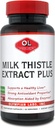 מוצרי חלב אולימפיים של מעבדות חלב Thistle Extracting Plus Enzymes, Antioxidants, Supporting Liver Health, 60 Caps Vegetarian Caps