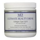 MD Ultimate Beauty Drink אבקת CollagenType I & III | תוסף דיאטה משותף עם Antioxidants