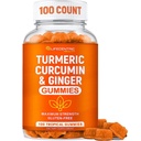 חניכיים Turmeric למבוגרים ולילדים | Max Power Turmeric ו-Ging Supplement | Organic Turmeric Curcumin Gummies for Total Health