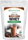 אבקת חלבון אורגני Whey חלבון ריכוז - Grass פד & Raised בארה"ב - Non GMO, Gluten Free & Undenatured - No Sugar הוסיף, Sweetened with Stevia - No הורמונים או אנטיביוטיקה - 1 lbs