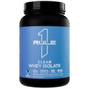 כלל 1 Clear Whey Isolate - 20g All-whey Isolate חלבון, מעל 9g EAAs, 300 מ"ג של מינרלים אלקטרוליטיים, 90 קלוריות, אור, קריספ, וטעם רענון (27 משרתים, Blue Raspberry)