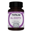 Twinlab B-12 Dots - תמיכה בייצור אנרגיה תוספי ויטמין B12-500 mcg, 250 טבליות