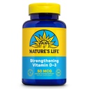 החיים של הטבע מחזקים את ויטמין D3 2000 IU (50 mcg) - ויטמין D - בריאות העצם ו- Immune Support Supplement - Easy-to-Swallow Softgels - 60-Day Promise, מעבדה מאומתת - 240 משרתים, 240 ctctctctctctctctct.