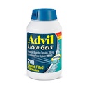 Advil Liqui-Gels minis Pain Reliever ו-Fever מפחית, Pain Medicine for Adults with Ibuprofen 200 מ"ג עבור הקלה בכאב - 200 קפסולות ממולאות
