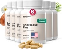 Nourished AndroEase Plus for Women's Health - Zinc, Reishi, Green Tea ו- Saw Palmetto for Women - for Energy, Vitמציאות, שיער הפנים ו-Daily Wellness - 360 קפסולות, המיוצרות בארה"ב