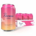 Recess Mood Magnesium & Fitogen לשתות, Calming להירגע Beverage, 12 אונקיה (רספאברי לימון, 12 Pack)