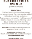 Alkaline Herb Shop Just Herbs: Elderberries