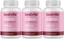 הטוב ביותר ויטמין C 1000mg (360 קפסולות צמחוניות) (120 x 3) עם Citrus bioflavinoids - No Stearates - טבעוני - Non GMO - Gluten Free