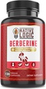Berberine HCL 1200 מ"ג עם Ceylon Cinnamon, Bitter Melon, and Green Tea Extract; תומך Cardiovascular ו- GI בריאות עם תמיכה במערכת החיסון - 120 קפסולות