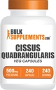 BulkSupplements.com Cissus Quadrangularis לחלץ קפסולות - Cissus Quadrangularis תוסף - Gluten Free, 1 קפסולה לשרת, 240 ואגפסולות (Pack of 1)